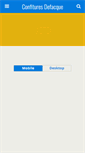 Mobile Screenshot of confitures-defacque.com